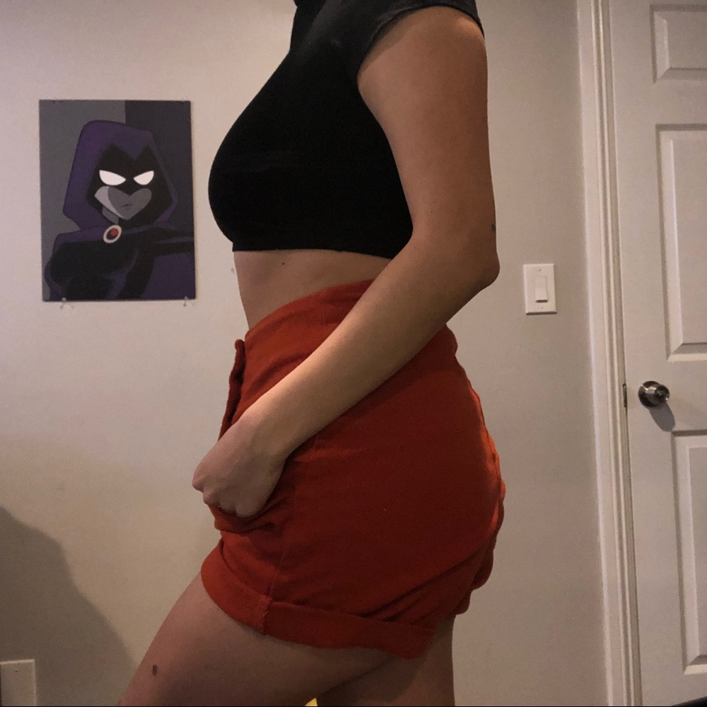 High waisted shorts